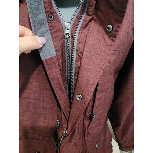 Swiss Tech Men's Coat Peak Technology Small insulated Double Zip + Button Pocket - Picture 3 of 11